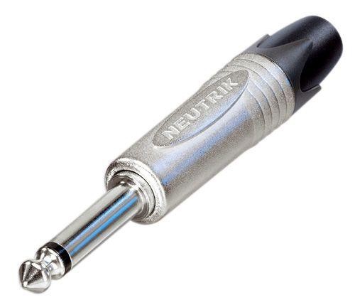 Neutrik NP2X - 6,35 mm mono jack plug glossy házzal