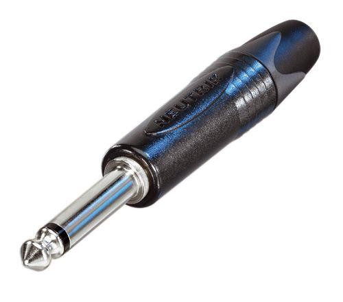Neutrik NP2X-BAG - 6,35 mm mono jack plug black házzal