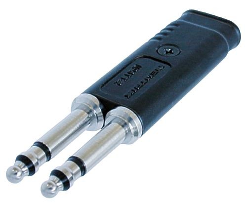 Neutrik NP3TT-2 - 4.4 mm jack dupla TT dugó, fekete