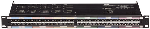 Neutrik NPPA-TT-SD50 - TT connector plate / board 2x48, bekötés: forrasztással, 6 pcs D-SUB 50 papával