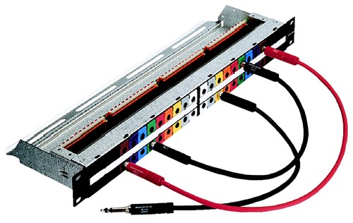 Neutrik NPP-TB - TT connector plate / board 2x24 jumperrel programozható, bekötés: 288 pcs gyors sorkapoccsal