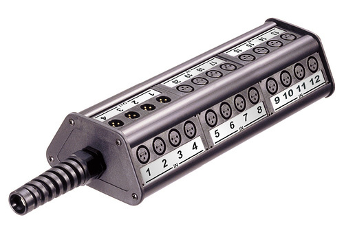 REAN NSB3A-32/4 - stage box 32/4-es, fix kábel bevezetéssel, 32XLRF/4XLRM
