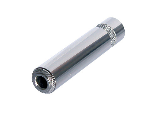 REAN NYS2203P - 6,35 mm stereo socket - inline, with metal housing