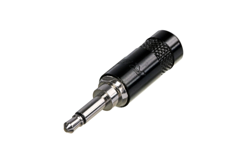 REAN NYS226B - 3,5 mm mono jack plug - black with metal housing