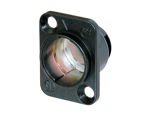 Neutrik RP8 - Neutricon panel-mount black housing, 180 fokba rendezett adapter csapokkal