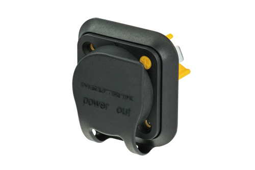 Neutrik SCNAC-FPX - dust cap sapka a panel-mount powerCON TRUE1 female aljzathoz