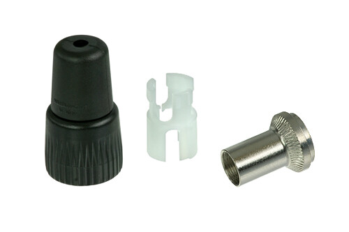 Neutrik SR8B - Neutricon véglezáró sapka and kábelszorító inline házhoz, crimp type