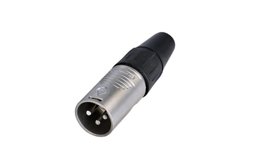 REAN RC3M - 3-pin XLR plug straight, inline