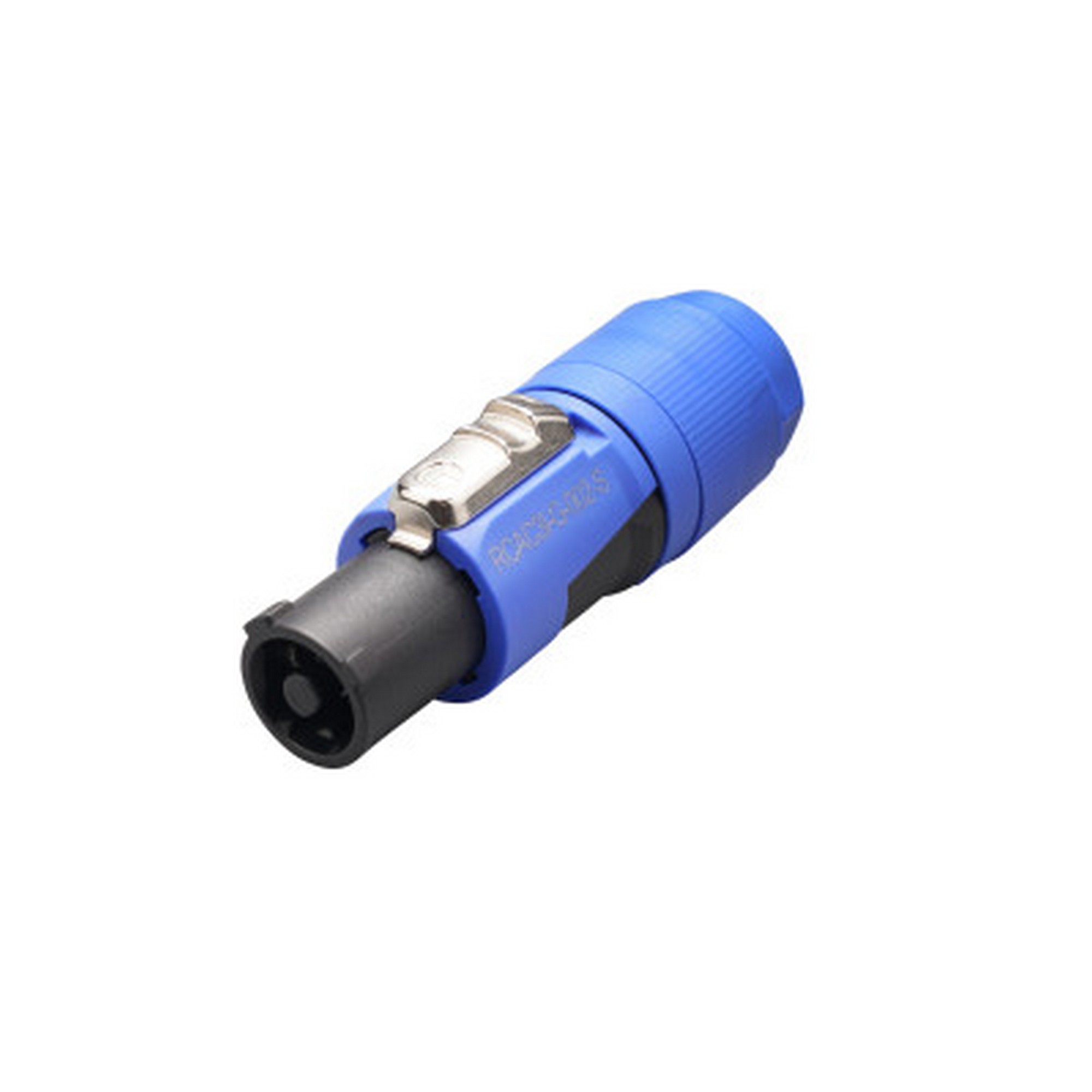 REAN RCAC3I-G-002-S - power connector - inline power input, (blue), kis size (6-12 mm), IEC EN 60320-1, 250VAC/16A