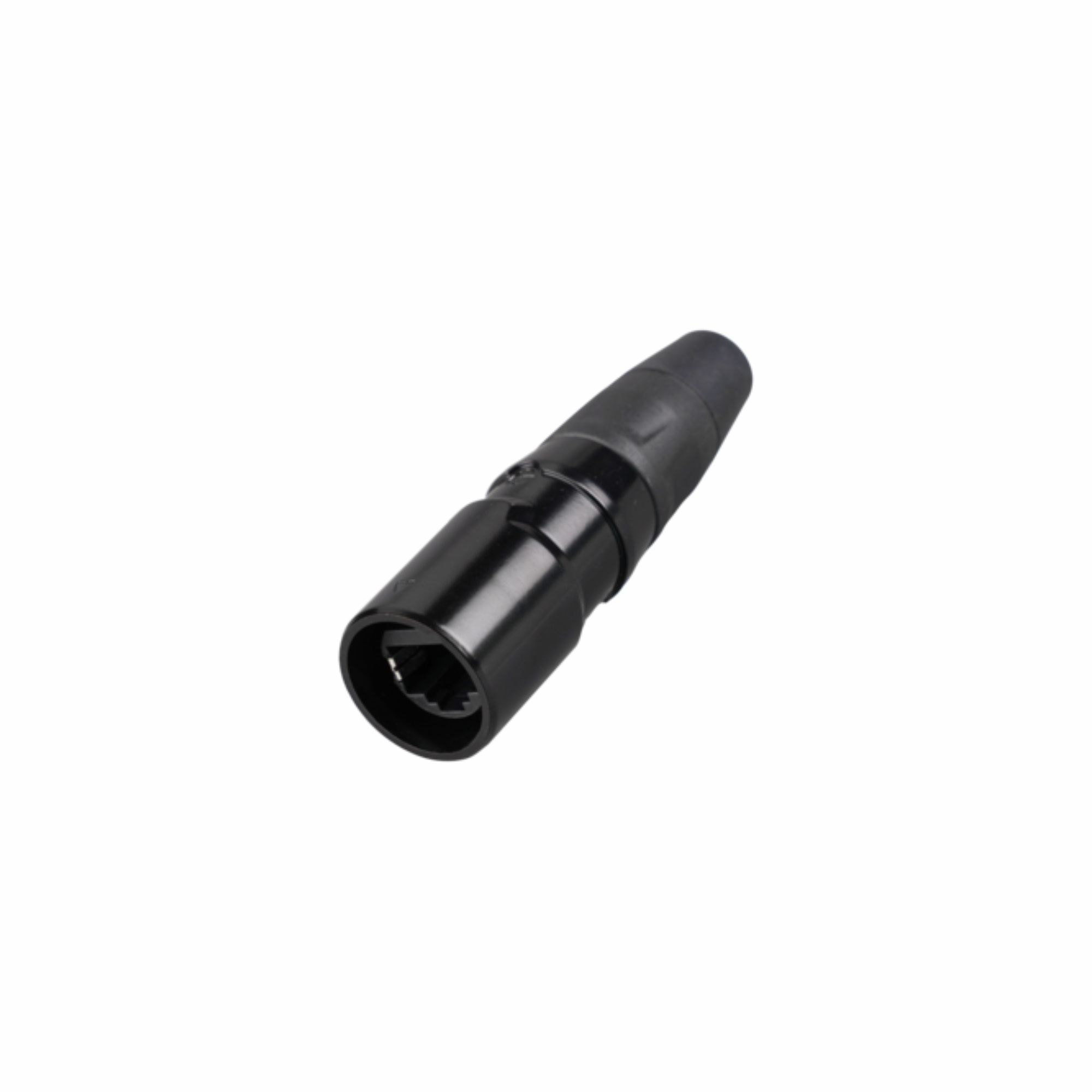 REAN RCEF-Z-100S - RJ45 socket -XLR connector housing, RJ45 female with connector, black, BULK