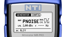 NTI Audio Minirator MR-PRO - professzionális analóg audio generátor - 5. kép
