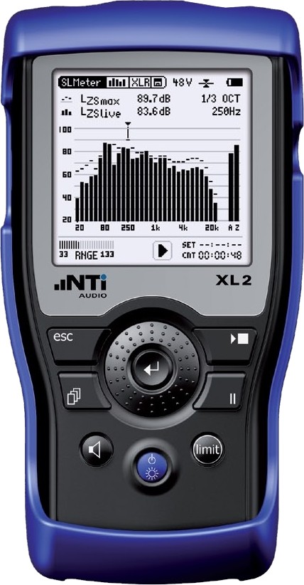 NTI Audio XL2 - analog audio and akusztikai analyzer