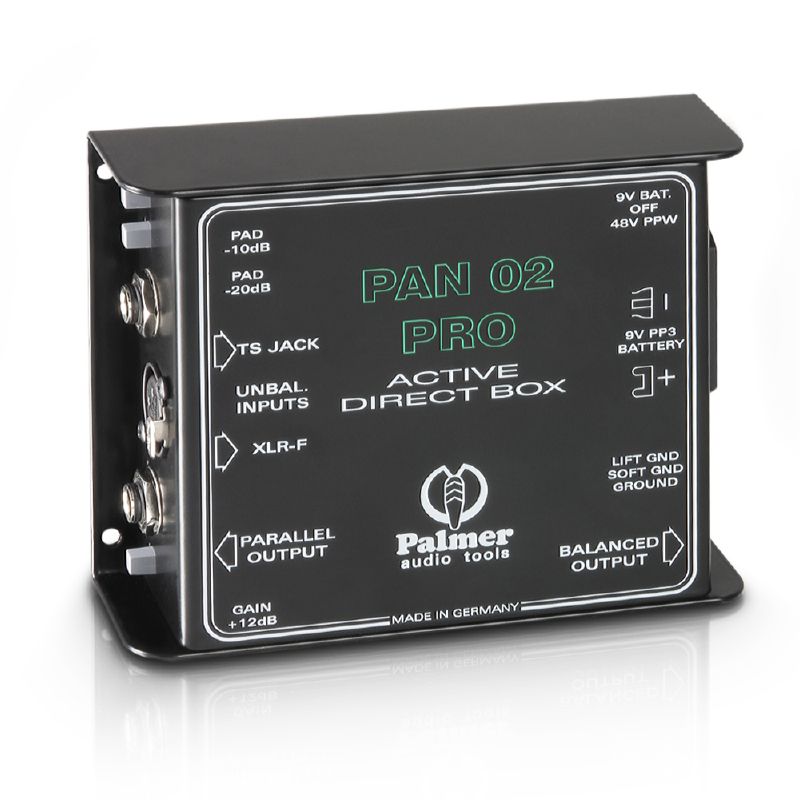 Palmer PAN 02 PRO - DI-box PRO, active, egycsatornás