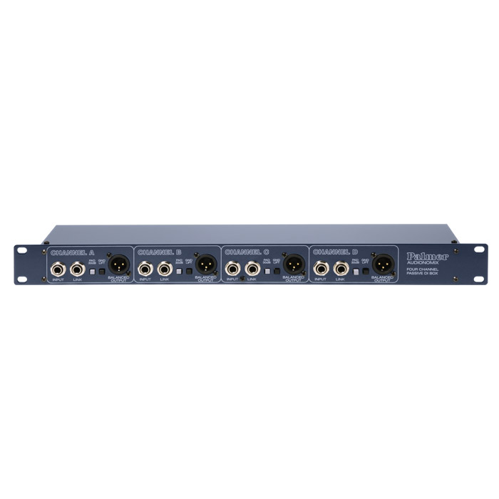 Palmer PAN 03 PASS - DI-box, passive, 4-channel, 19"/1U