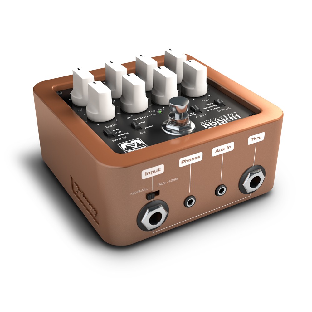 Palmer POCKET AMP ACOUSTIC - zsebméretű guitar preamplifier