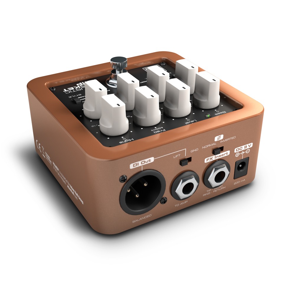 Palmer POCKET AMP ACOUSTIC - zsebméretű gitár előerősítő - 2. kép