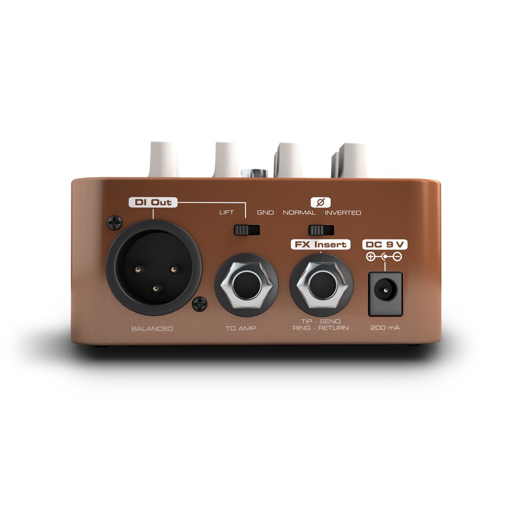 Palmer POCKET AMP ACOUSTIC - zsebméretű gitár előerősítő - 5. kép