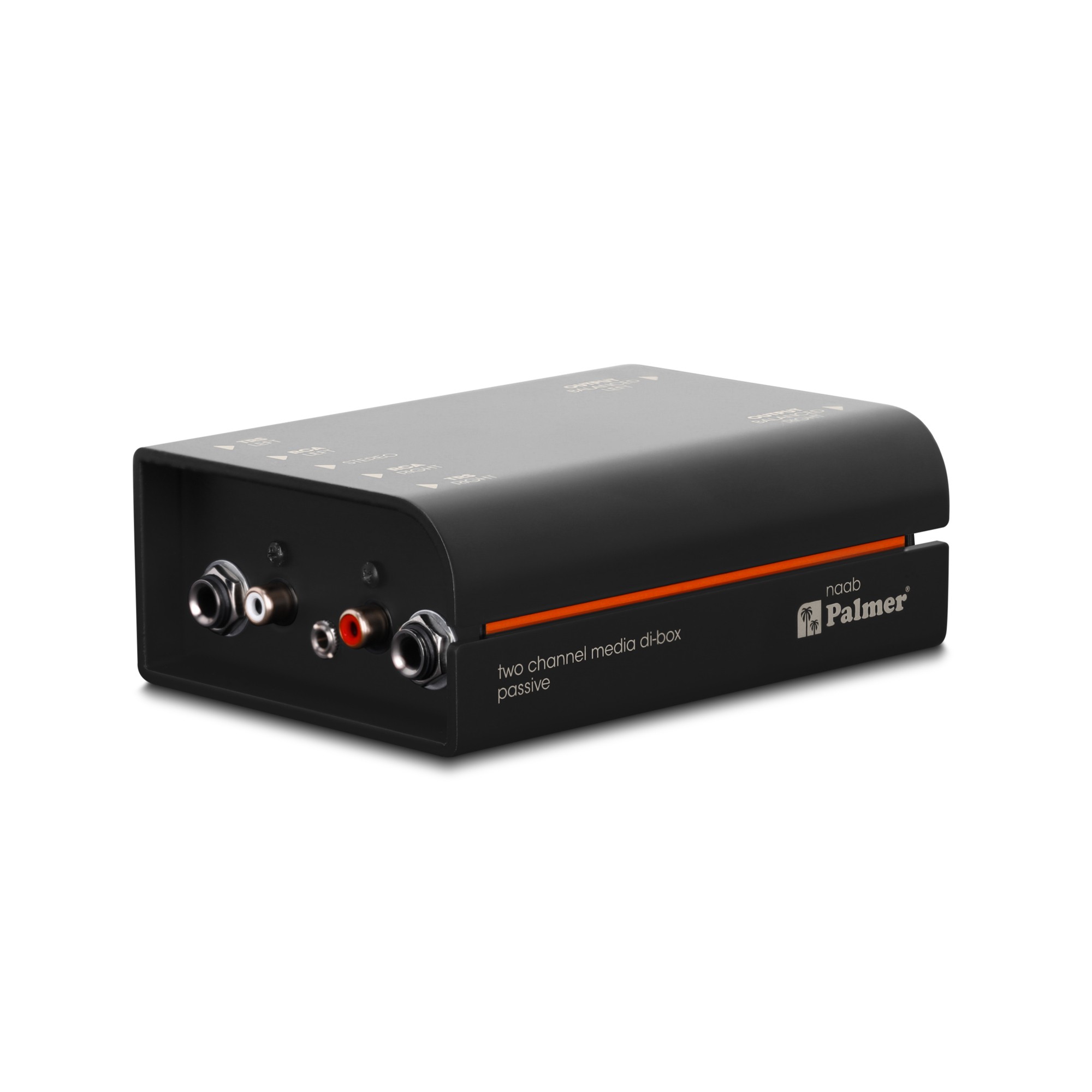 Palmer RIVER naab - DI box, passive 2-channel, média készülékek (pl. laptop) PA for system for csatlakoztatásához