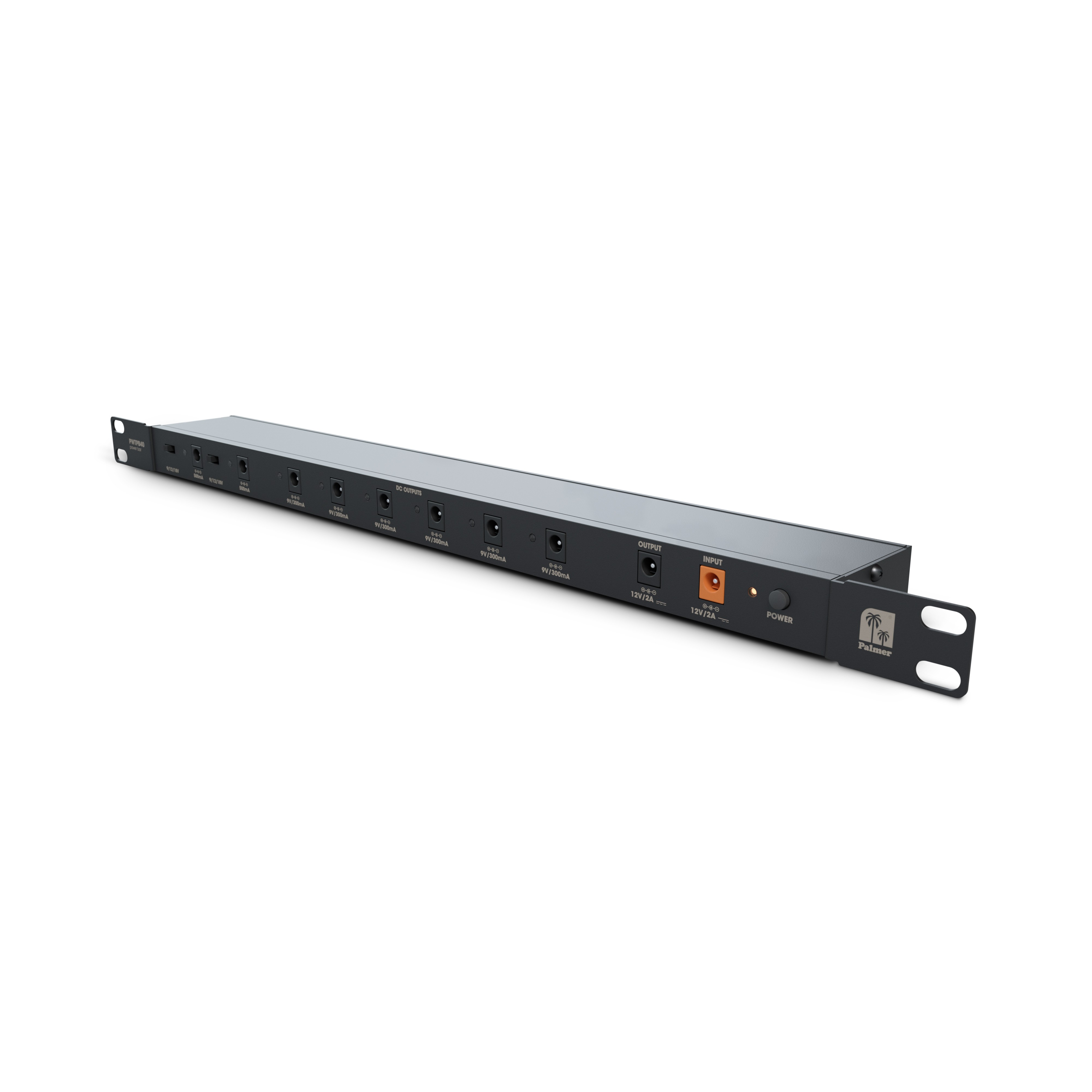 Palmer WT PB 40 RK - universal power supply 8 kimenettel, 19"/1U