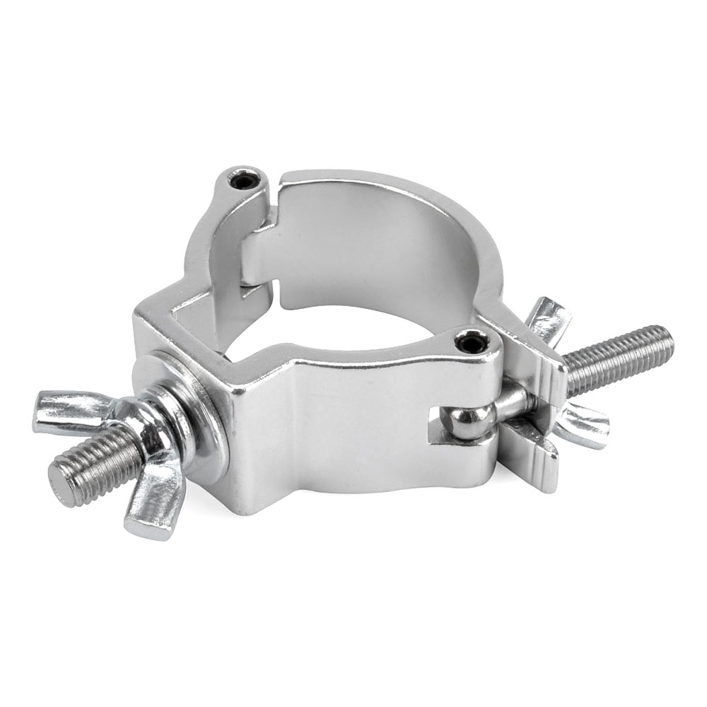 Riggatec 400200000 half coupler clamp - silver | load capacity 100kg - width 30mm | tube diameter 48-51mm