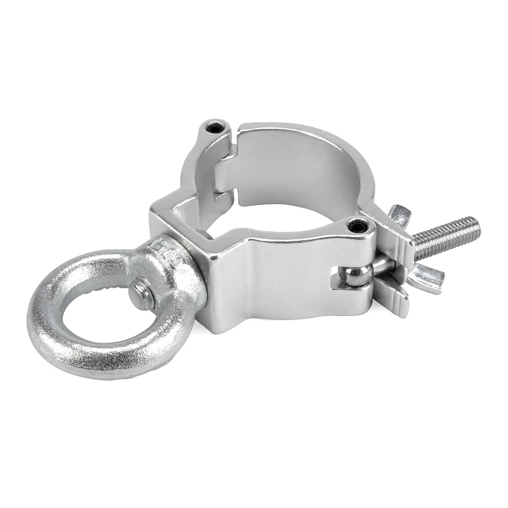 Riggatec 400200001 half coupler clamp - silver | szemescsavar | load capacity 100kg | width 30mm | tube diameter 48-51mm