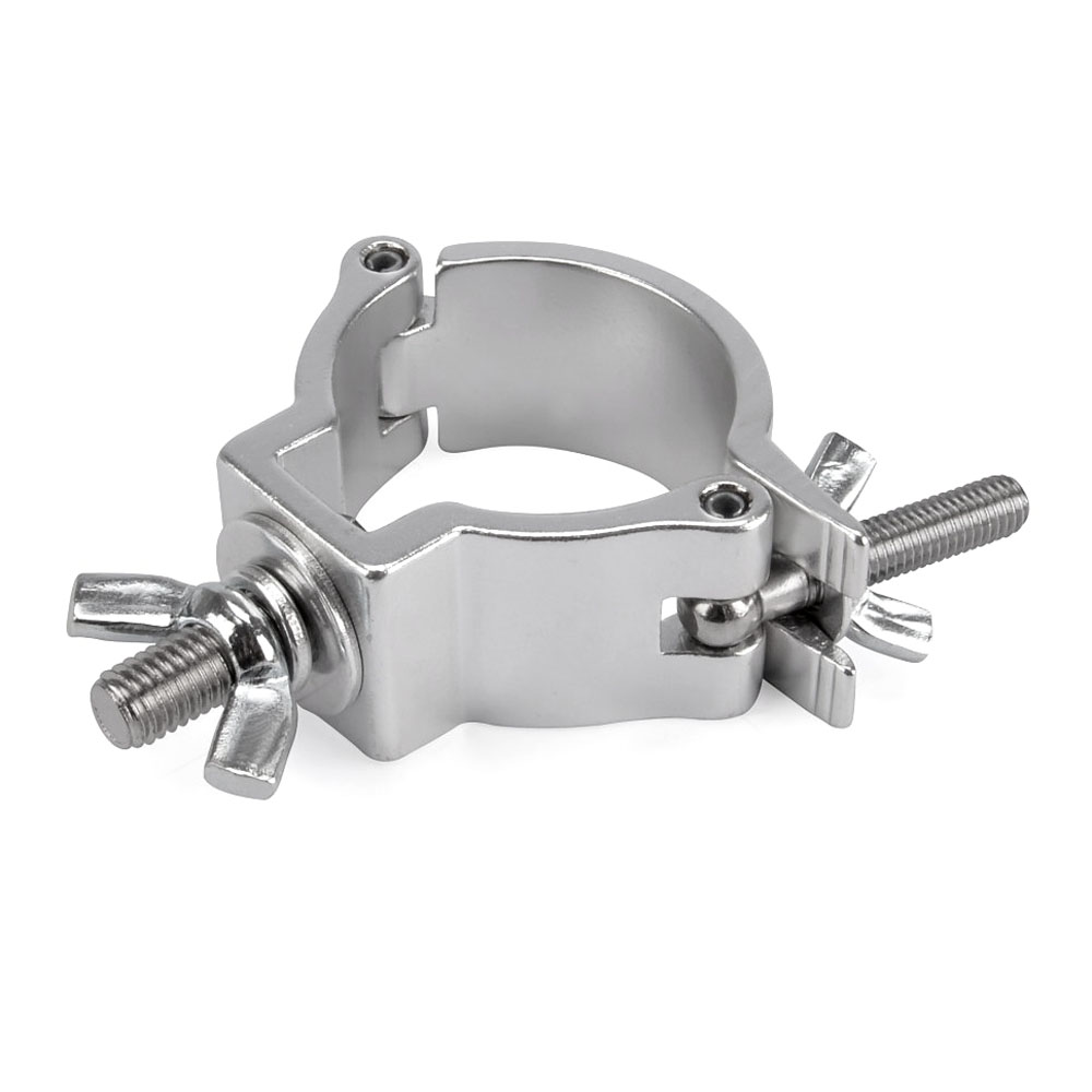 Riggatec 400200002 half coupler clamp - silver | rozsdamentes | load capacity 100kg - width 30mm | tube diameter 48-51mm