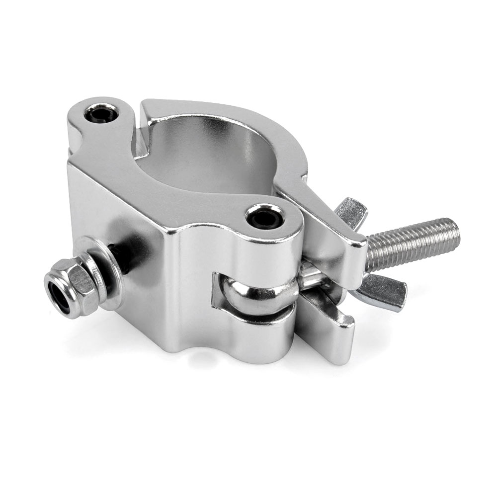 Riggatec 400200010 half coupler clamp - silver | load capacity 500kg - width 50mm | tube diameter 48-51mm