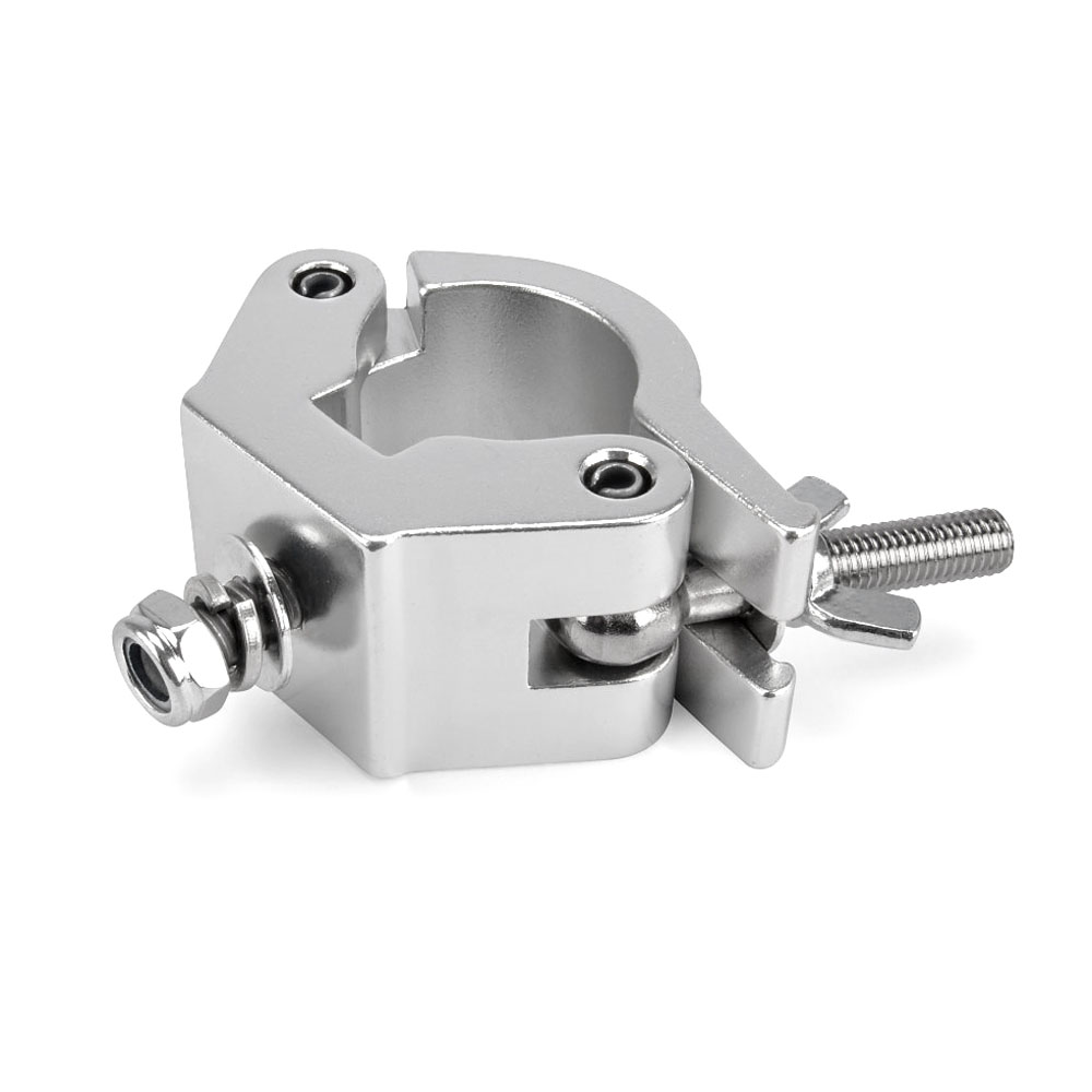 Riggatec 400200038 half coupler clamp - silver | rozsdamentes | load capacity 750kg - width 50mm | tube diameter 48-51mm