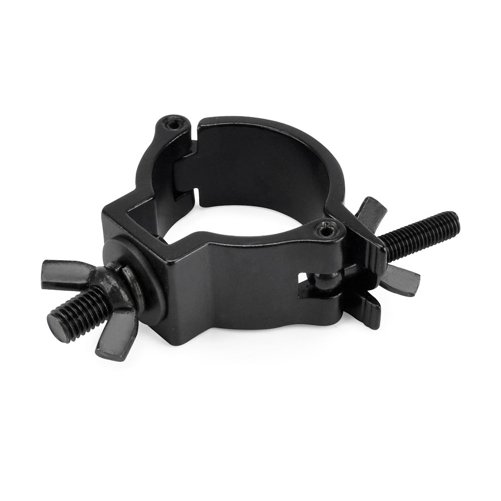 Riggatec 400200055 half coupler clamp - black | load capacity 100kg - width 30mm | tube diameter 48-51mm