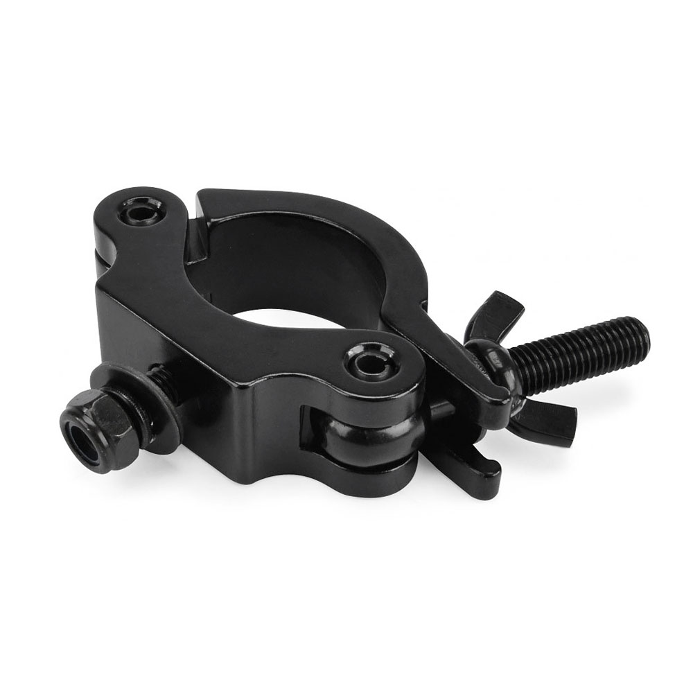 Riggatec 400200060 half coupler clamp - black | load capacity 200kg - width 30mm | tube diameter 48-51mm