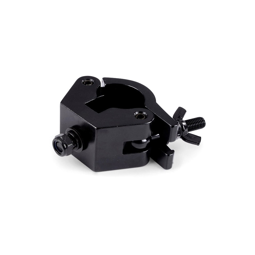 Riggatec 400200074 half coupler clamp - black | wide | load capacity 750kg - width 50mm | tube diameter 48-51mm