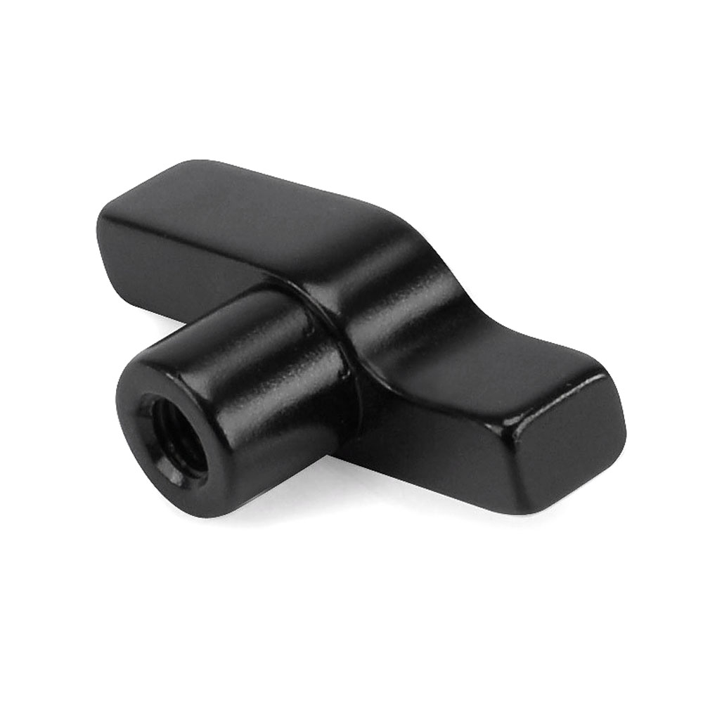 Riggatec 400200097 szárnyas female M8 - black | M8 internal menettel
