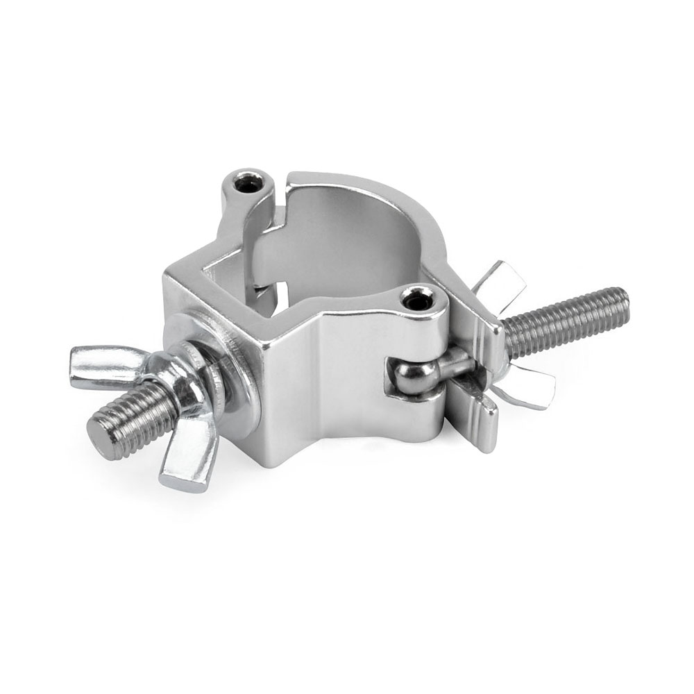 Riggatec 400200960 half coupler clamp - silver | load capacity 75kg - width 30mm | tube diameter 32-35mm