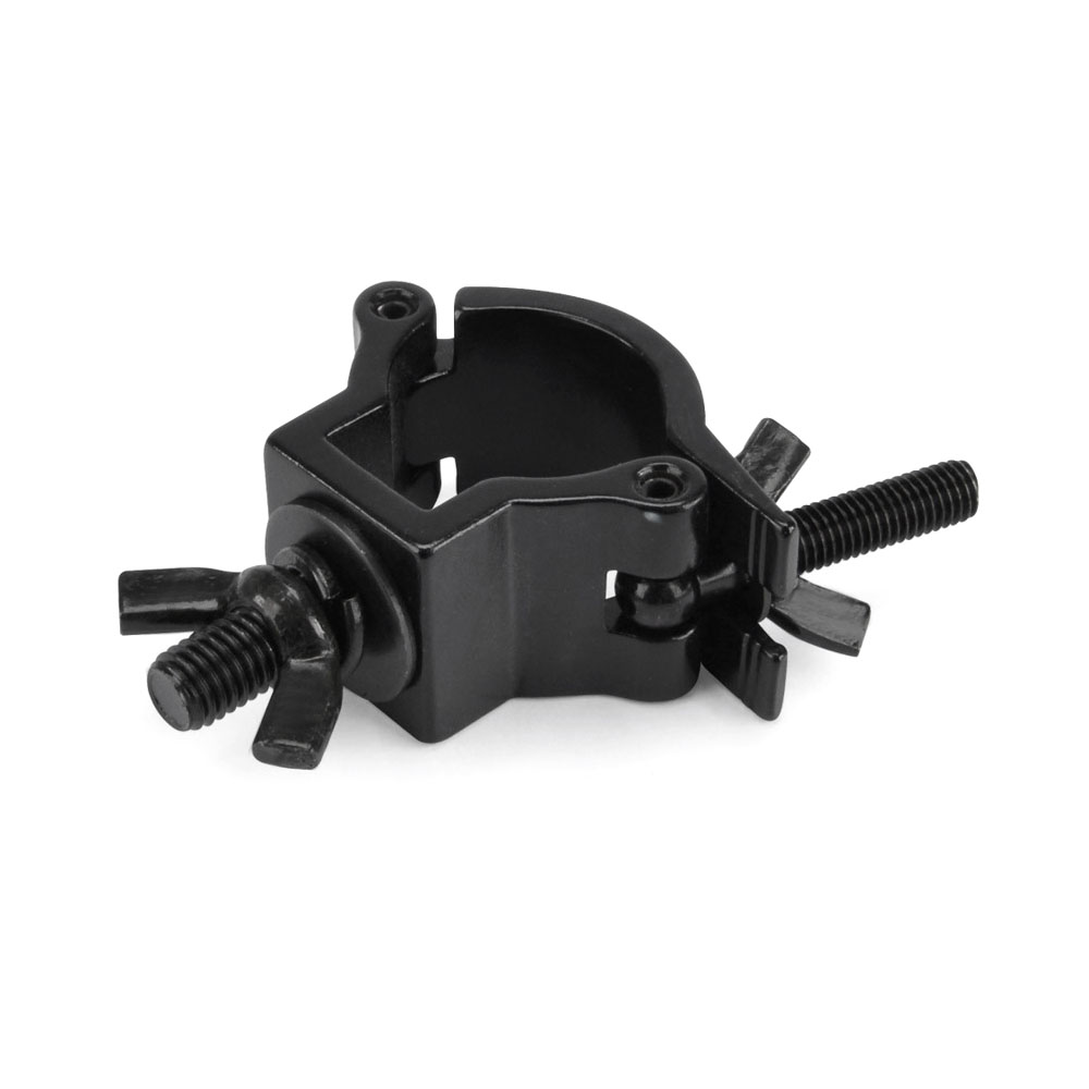 Riggatec 400200970 half coupler clamp - black | load capacity 75kg - width 30mm | tube diameter 32-35mm