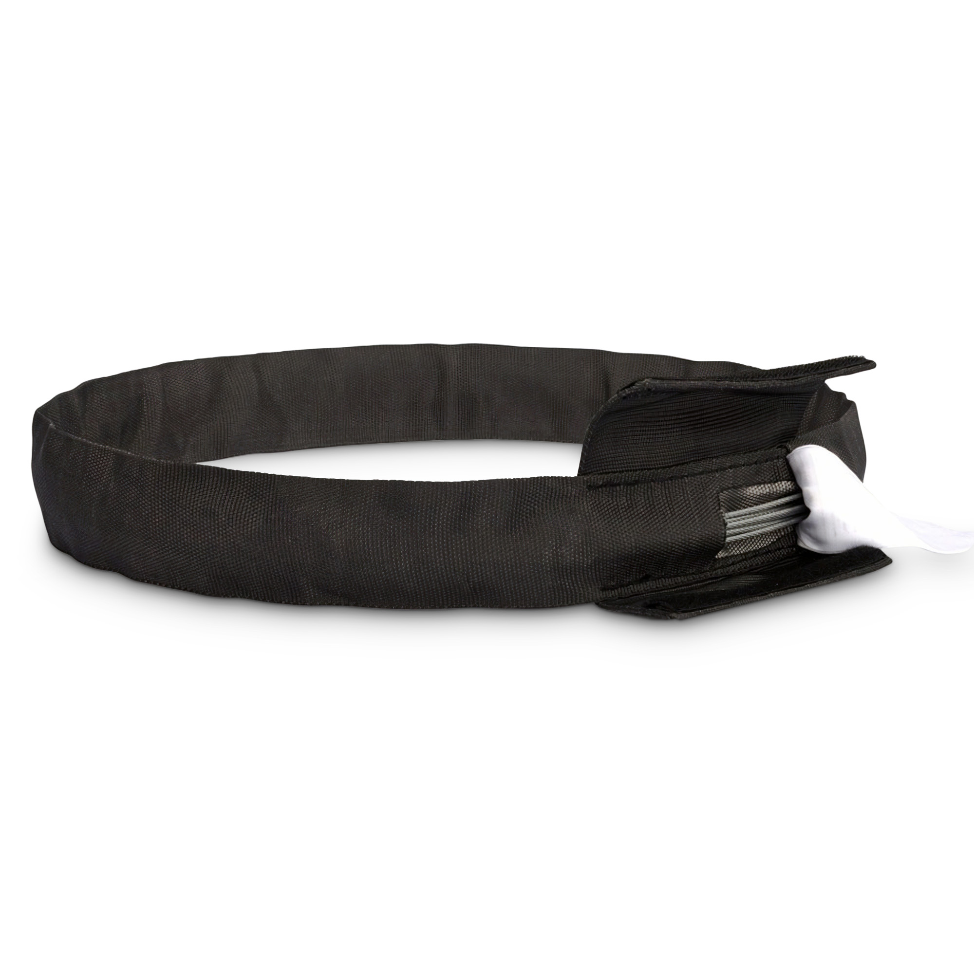 Riggatec 400201360 steelflex round sling 1m - steelflex | black - load capacity 1t | valós length 0.5m | kerület 1m