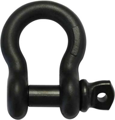 Riggatec 400205175 sekli 3/8" - load capacity 1,0t | black - tűzihorganyzott | 6-szoros biztonság