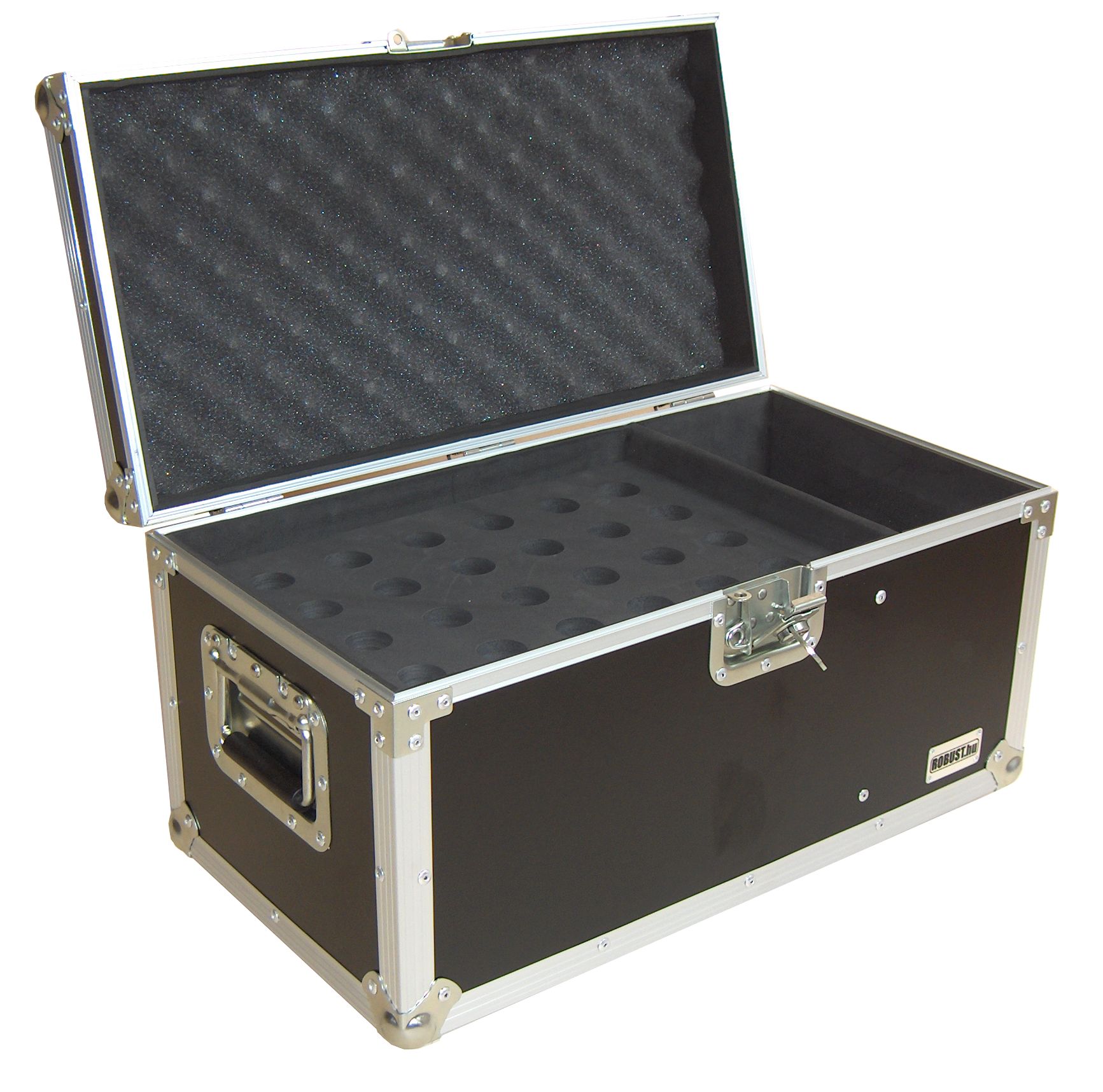 Robust.hu M 024 - mikrofonos flight case 24 db mikrofonhoz - 2. kép