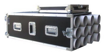 Robust.hu MC 550 - állványos flight case 12 pcs for microphone stand