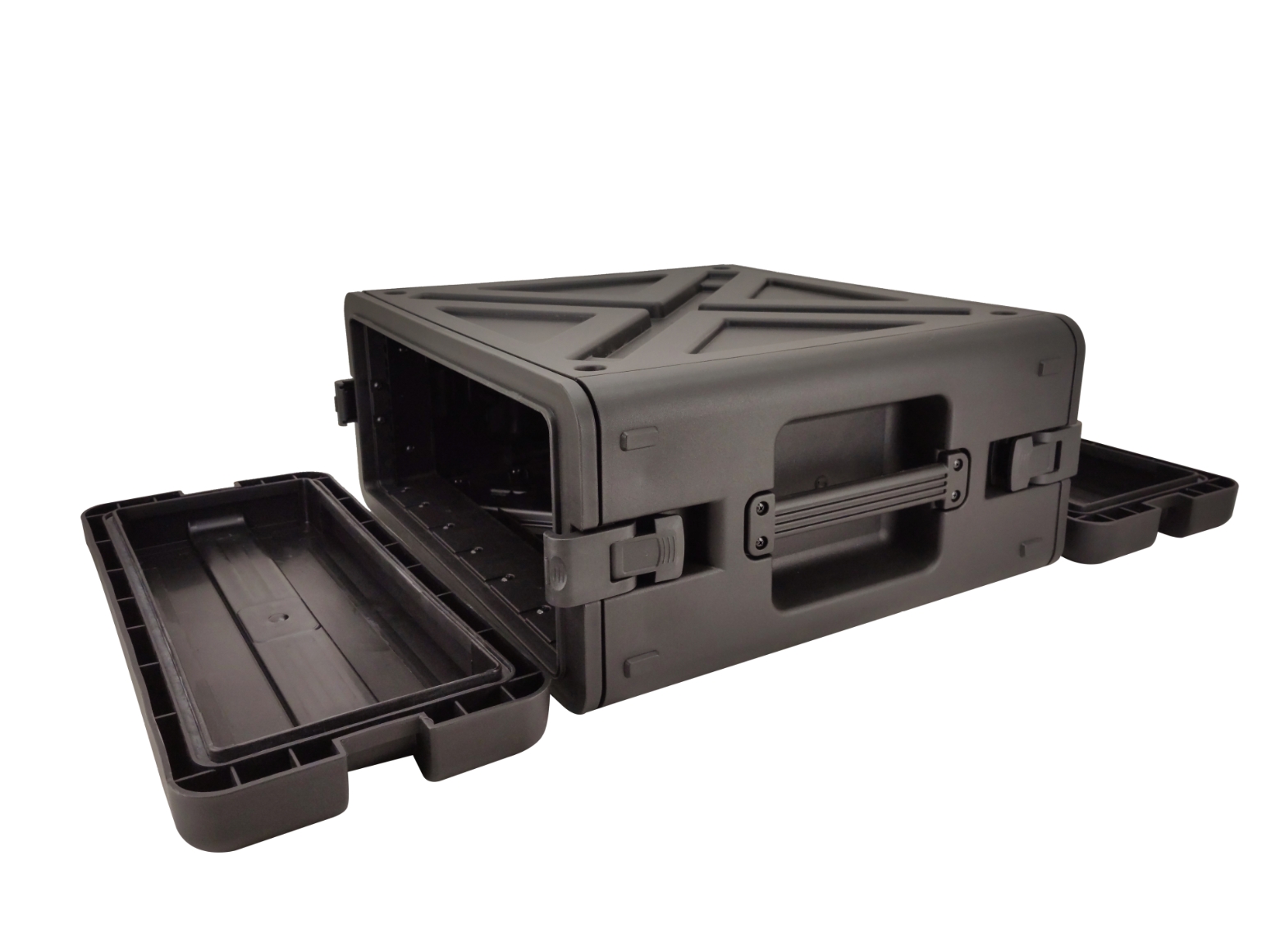 Robust.hu R 4UEP 450 - 19" 4u 450 mm, flight case PP rack, impact-, por and waterproof
