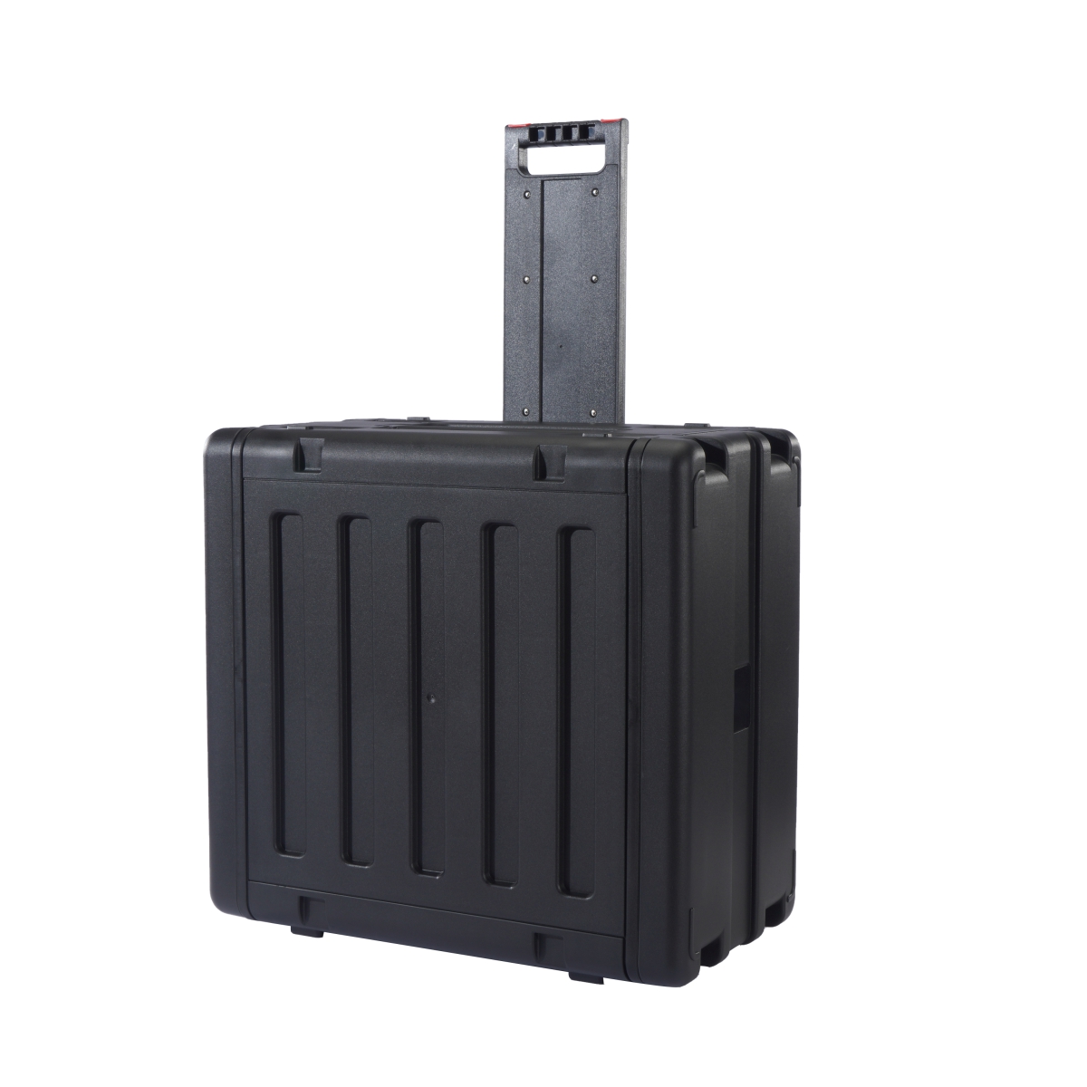 Robust.hu R 6UEP 450 W - 19" 6u 450 mm, kerekes flight case PP rack, impact-, por and waterproof