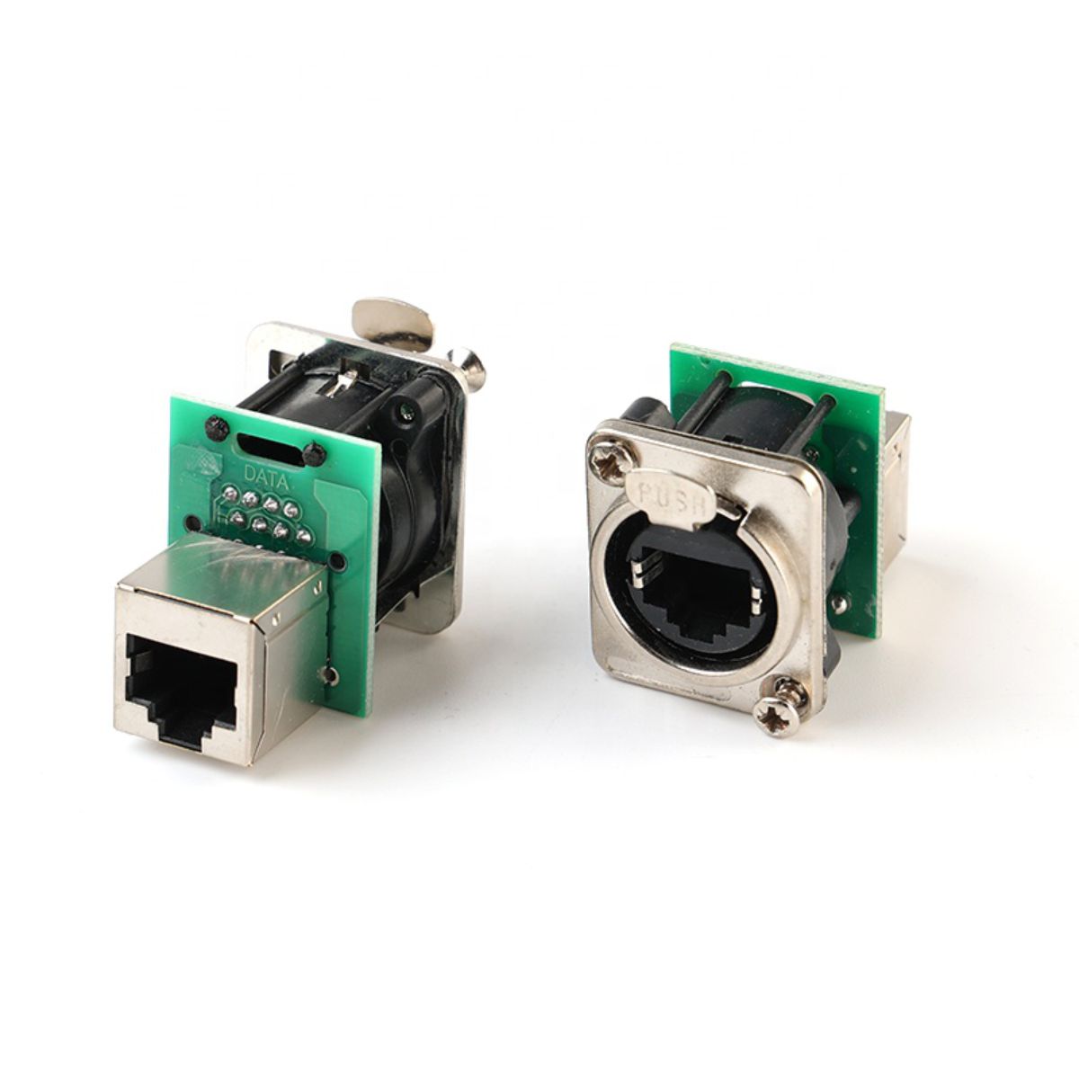 Worldmix EA E8 FY D - RJ45 átvezető - RJ45 aljzat | RJ45 aljzat (vízszintes), "D" házba szerelve