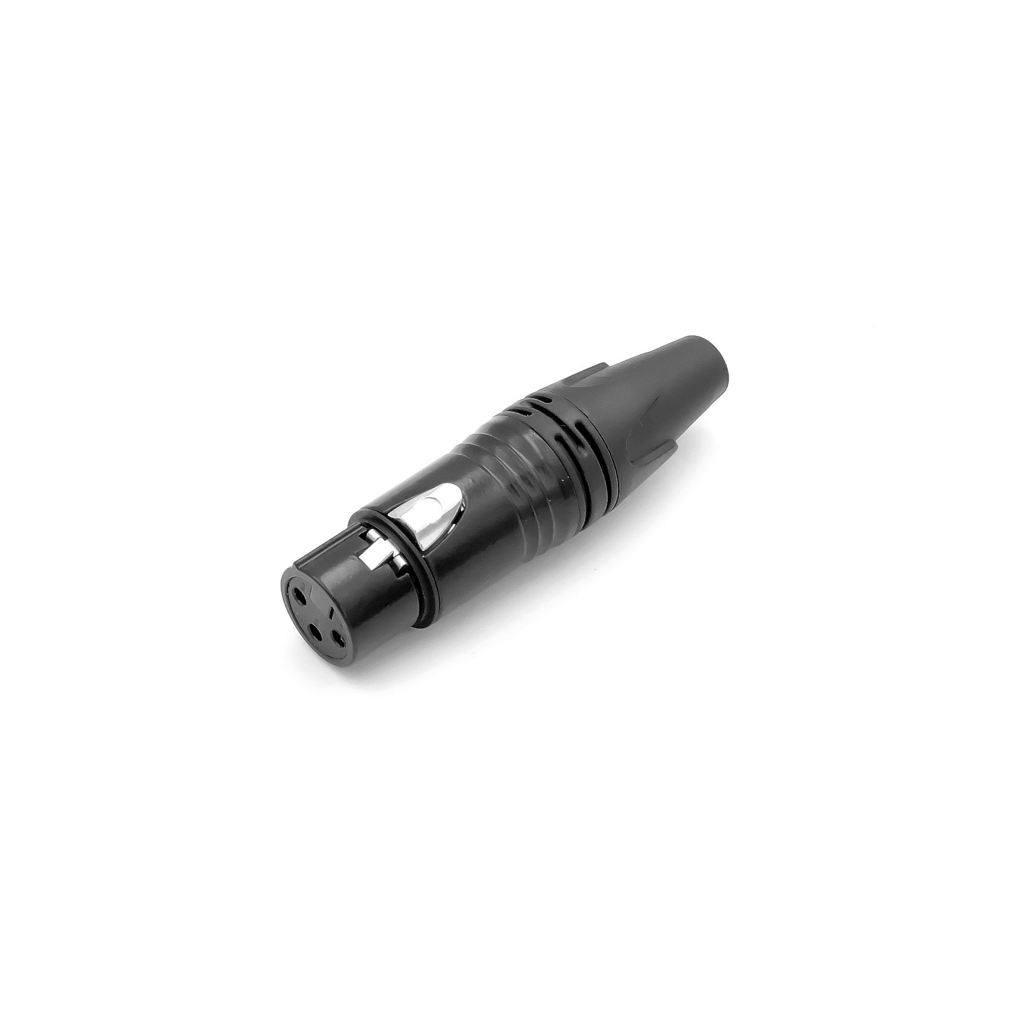 Worldmix EC 3FXX BAG - 3 pólusú XLR lengő aljzat, fekete ház