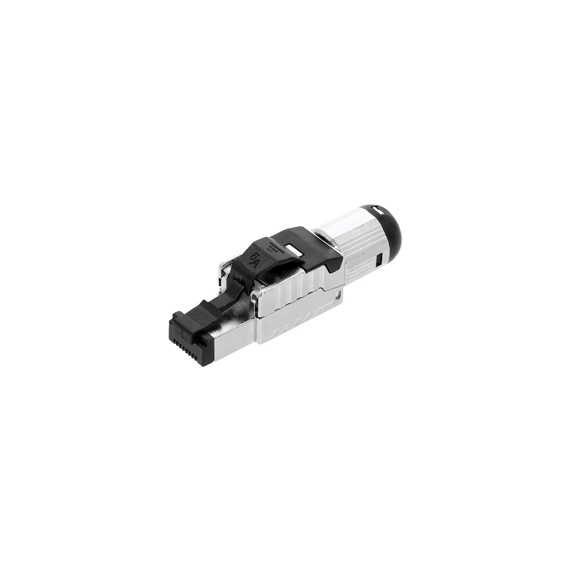 Adam Hall Cables 4 STAR C CAT 6 - RJ45 Cat.6a csatlakozó - IDC kábelezés, árnyékolt fém ház, csavaros kábelszorító