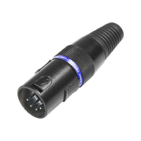 Adam Hall Cables 3 STAR DMXT 5 - DMX lezáró dugó - 5 pólusú XLR beépített 120 Ohm-os lezáróval DMX vonal lezárásához, 1 pár