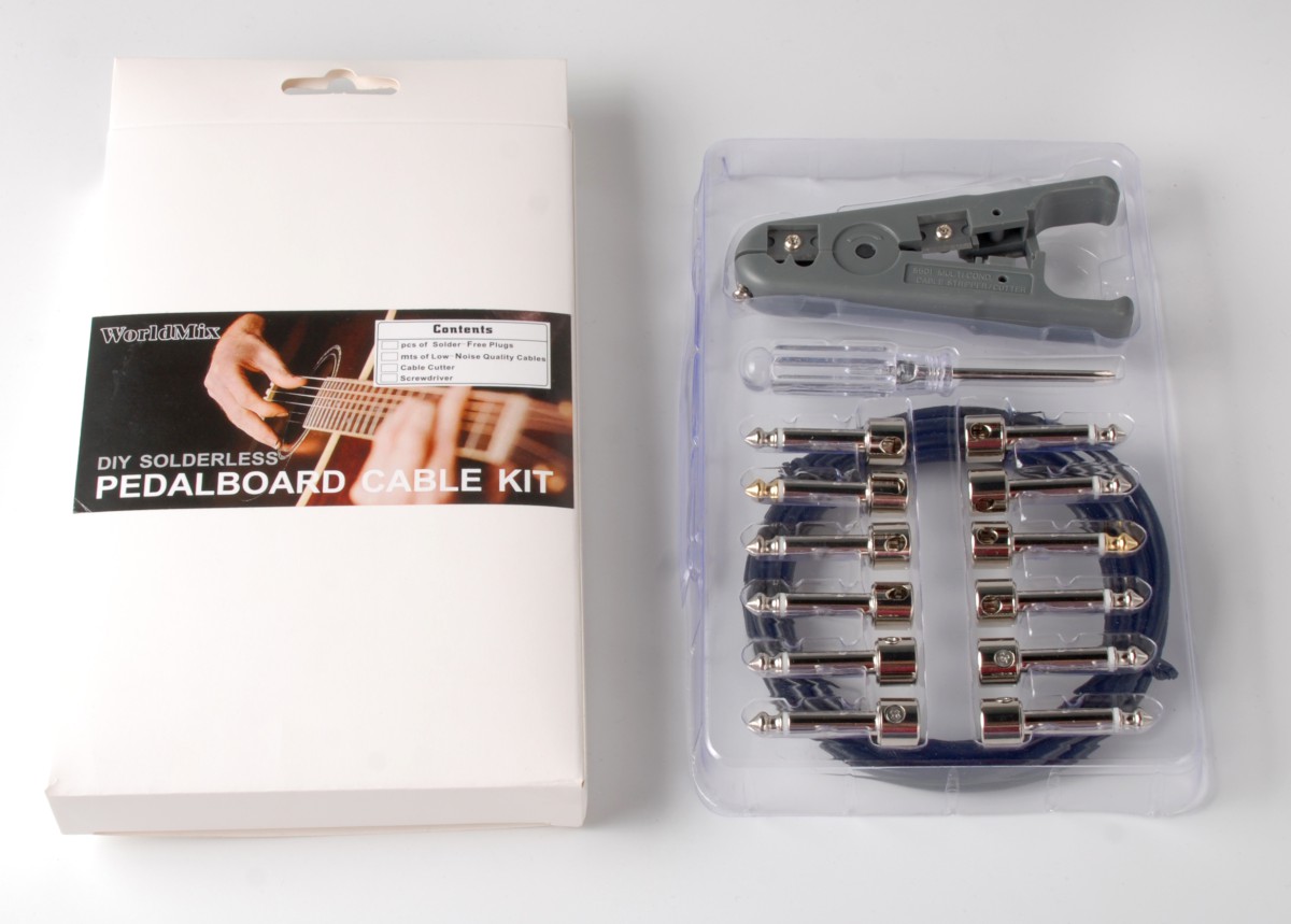 Worldmix PB SET 123 T - Premium forrasztásmentes kit - 12 x connector + 3 m cable + kábelvágó csupaszító tool + csavarhúzó