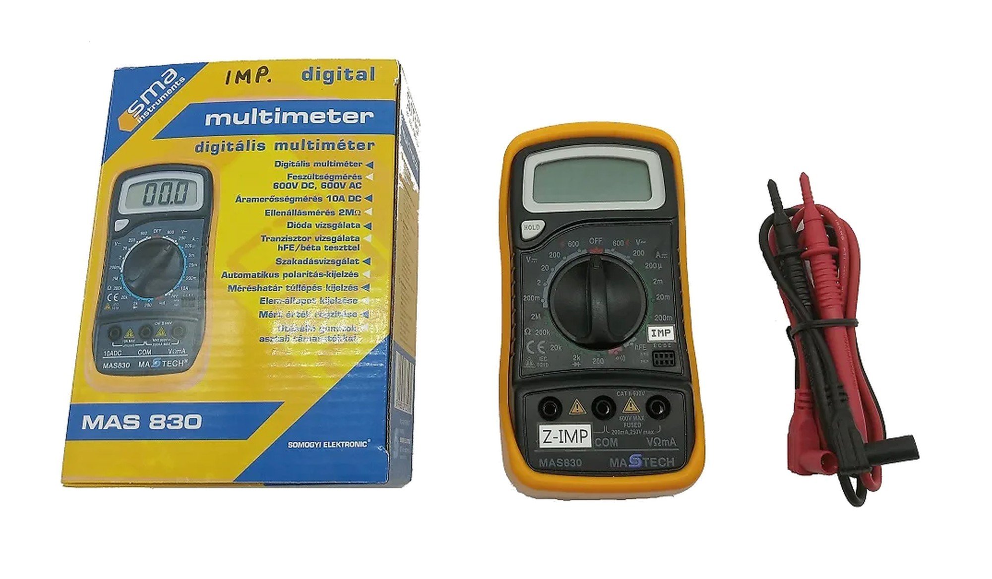 Castone MAS-830 IMP Digital impedanciamérő instrument / meter